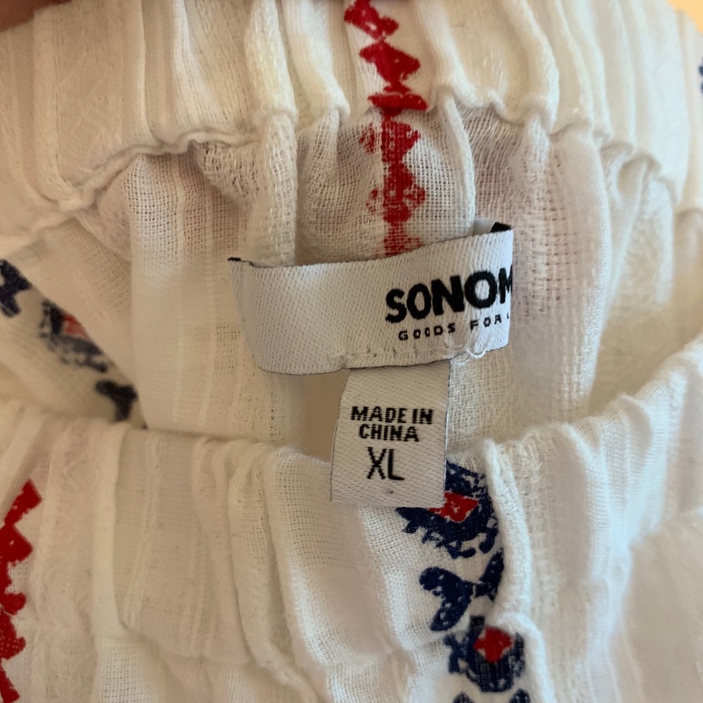 Off the shoulder red, white, & blue top - Picture 3 of 3